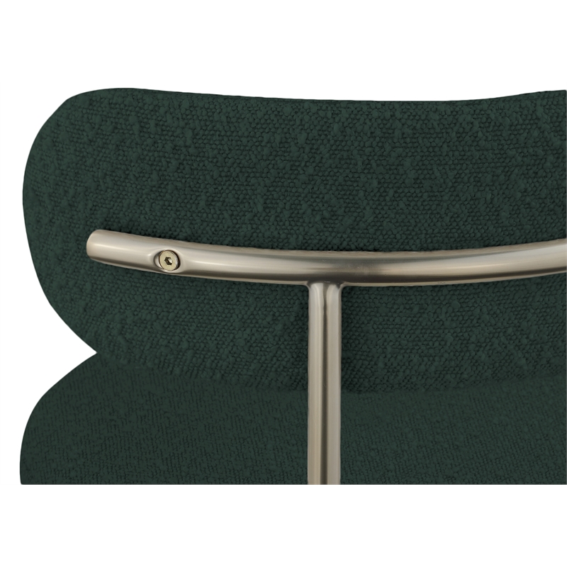 Home Square Green Boucle Fabric Dining Chair (Set of2)