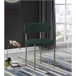 Home Square Green Boucle Fabric Dining Chair (Set of2)