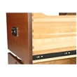 Home Square Set of 2 2-Drawer Wood File Cabinet in Cherry