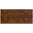 Home Square Set of 2 4 Drawer File Cabinet in Pecan