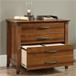 Home Square Set of 2 Engineered Wood Lateral File Cabinet in Washington Cherry