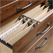 Home Square Set of 2 Engineered Wood Lateral File Cabinet in Washington Cherry