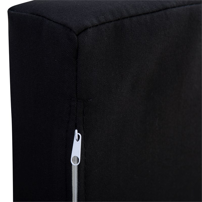 Home Square Set of a Backless Breakfast Nook and 5 Piece Cushion/Pillow