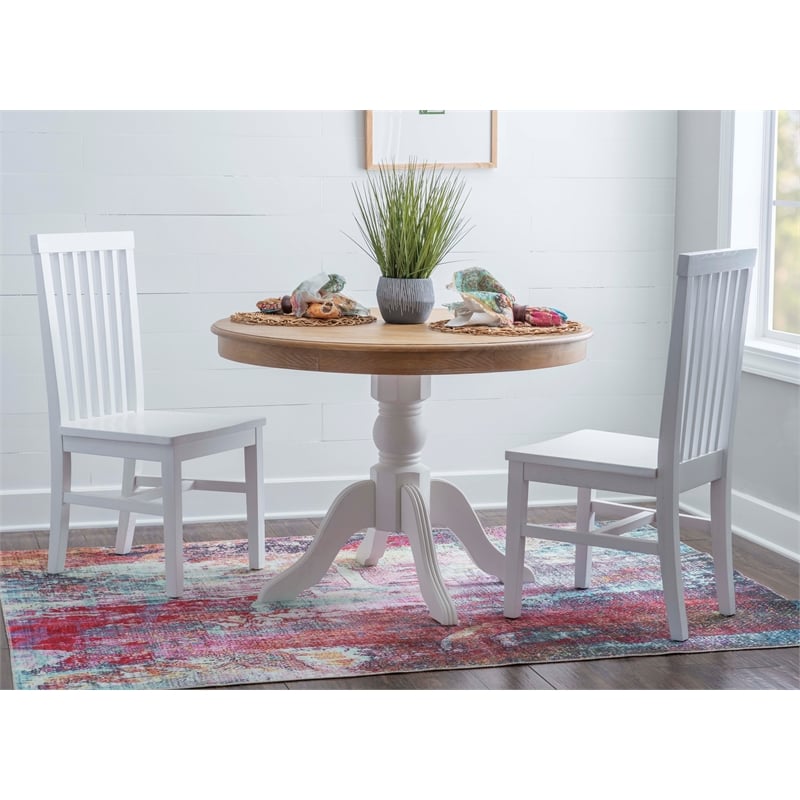 Home Square Set of a Kitchen Nook & Dining Table & 5 Piece Cushion/Pillow