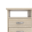 Home Square Set of 2 Desk with 5-Drawers & 6-Shelf Adjustable Bookcase
