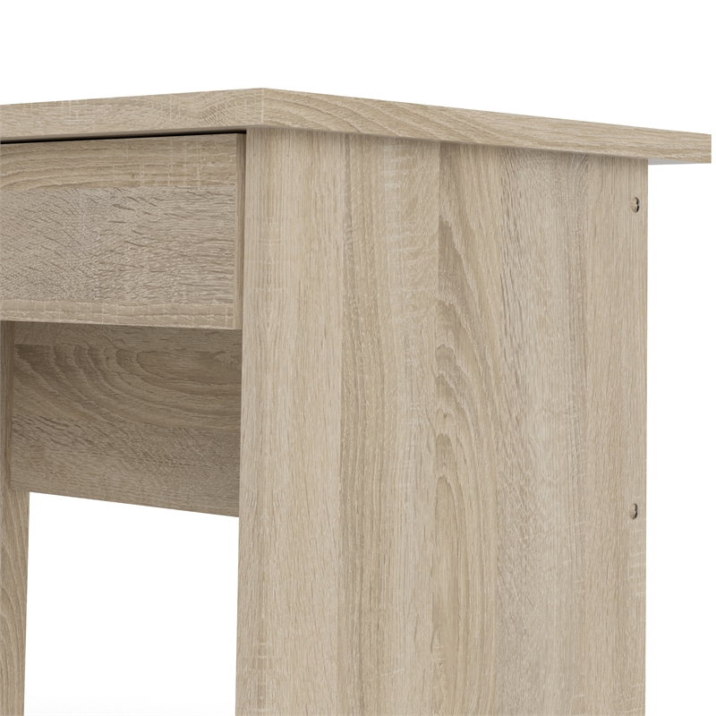 Home Square Set of 2 Desk with 5-Drawers 3-Shelf Adjustable Home Office Bookcase