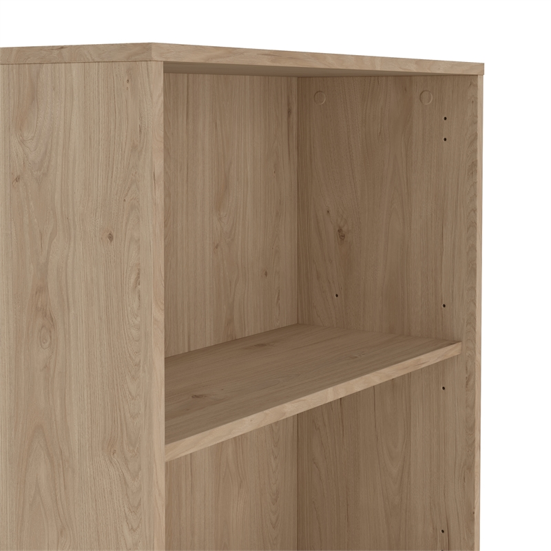 Home Square Set of 2 Home Computer Office Desk &  6-Shelf Adjustable Bookcase