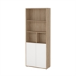 Home Square Set of 2 Home Computer Office Desk &  6-Shelf Adjustable Bookcase