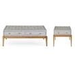 Home Square Set of 2 Rectangular Cocktail Table & End Table in Graphite Gray