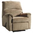 Home Square Set of 2 Contemporary Zero Wall Recliners in Mocha