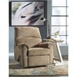 Home Square Set of 2 Contemporary Zero Wall Recliners in Mocha