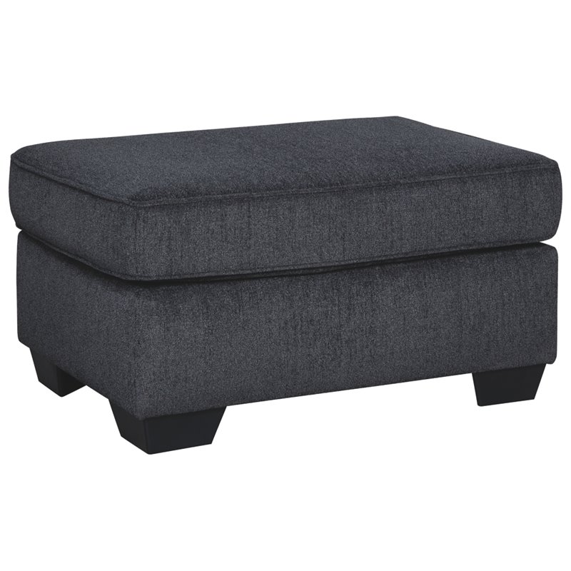 Home Square Set of 4 Sofa & Loveseat & Accent Chair & Ottoman in Slate
