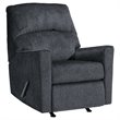 Home Square Set of 2 Contemporary Rocker Recliners in Slate Finish