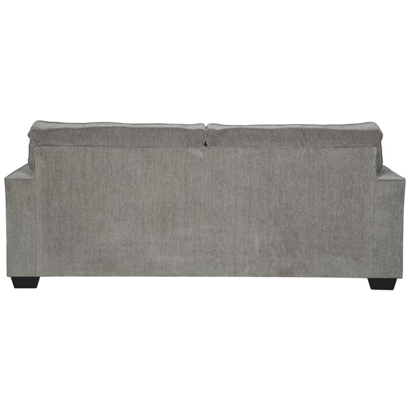 Home Square Set of 3 Queen Sleeper Sofa & Loveseat & Ottoman in Alloy