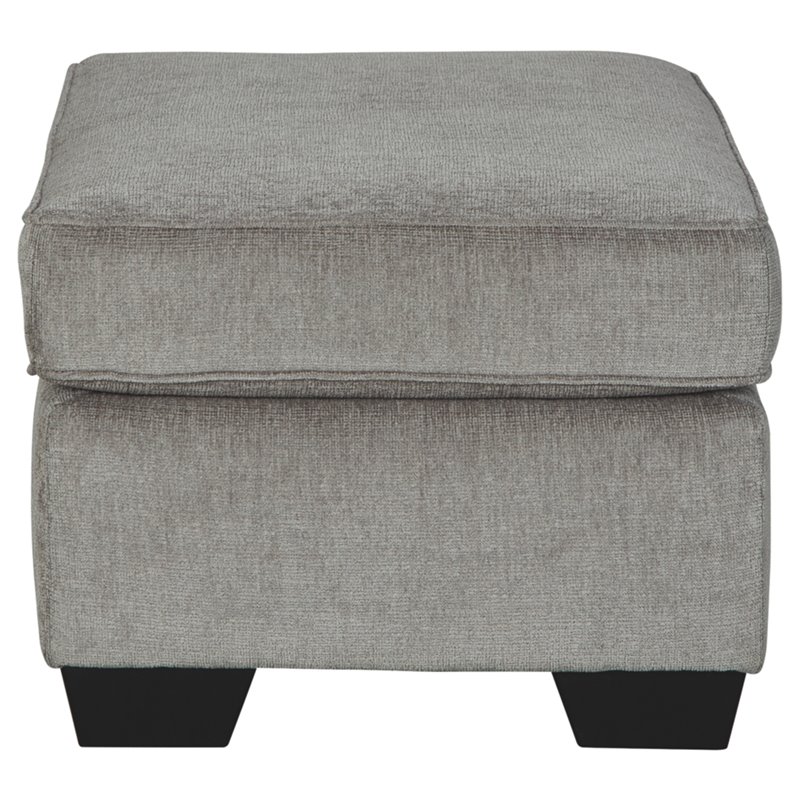Home Square Set of 3 Sofa & Accent Chair & Ottoman in Alloy Finish