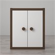 Little Seeds Sierra Ridge Terra Bookcase in Walnut and White