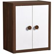 Little Seeds Sierra Ridge Terra Bookcase in Walnut and White
