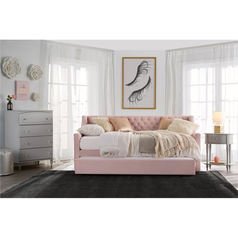 Little Seeds Monarch Hill Ambrosia Daybed and Trundle in Pink
