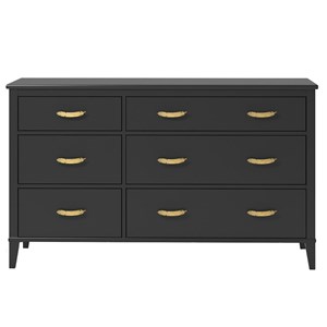 Little Seeds Monarch Hill Hawken 6 Drawer Dresser in Black
