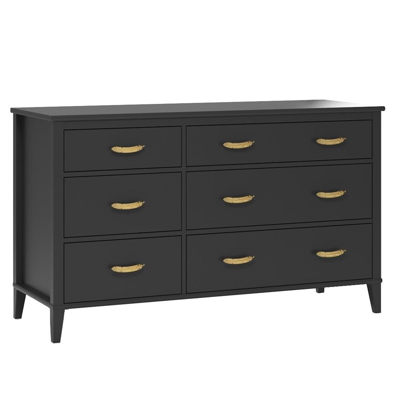 Little Seeds Monarch Hill Hawken 6 Drawer Dresser in Black