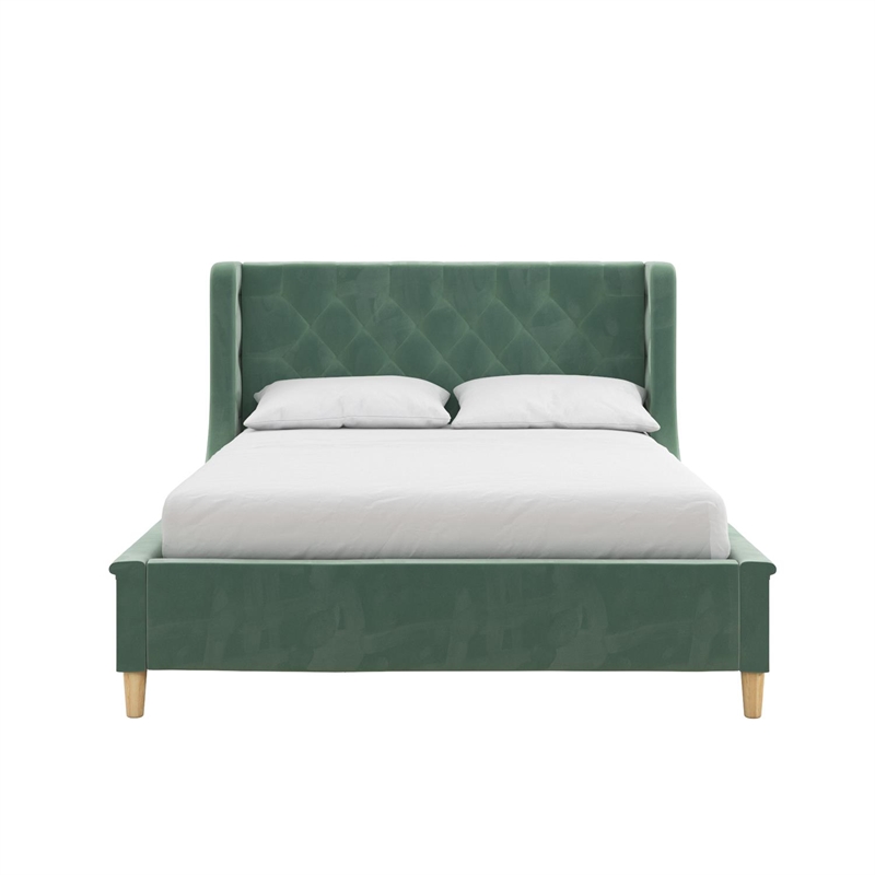 Little Seeds Monarch Hill Ambrosia Teal Full Size Upholstered Bed