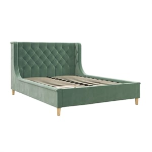 Little Seeds Monarch Hill Ambrosia Teal Full Size Upholstered Bed