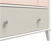 Little Seeds Monarch Hill Poppy Wood 3 Drawer Changing Table in Peach/White
