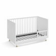 Little Seeds Aviary Toddler Rail with Spindles in White