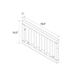 Little Seeds Aviary Toddler Rail with Spindles in White