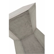 Maklaine Hexagon Accent Table in Slate Gray