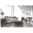 Maklaine Hexagon Accent Table in Slate Gray