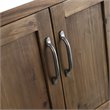 Maklaine Reclaimed Wood Walnut Single Sink Vanity Rectangular Soft Close Doors 24