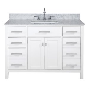 Maklaine 48&quot Single Vanity in White