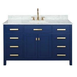 Maklaine 54&quot Single Vanity in Blue