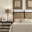 Maklaine Cast Iron Table Lamp in Beige