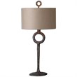 Maklaine Cast Iron Table Lamp in Beige