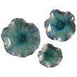 Maklaine 3 Piece Decorative Plate Set in Blue