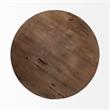 Maklaine Round Coffee Table in Brown
