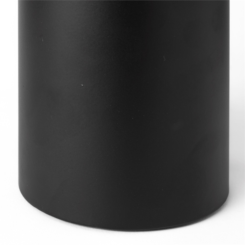 Maklaine Metal Decorative Table Candle Holder in Black