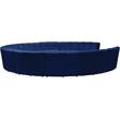 Maklaine 11-Piece Modular Contemporary Velvet Sectional Sofa - Navy