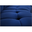 Maklaine 10-Piece Modular Contemporary Velvet Sectional Sofa in Navy