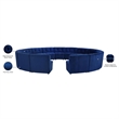 Maklaine 15-Piece Modular Contemporary Velvet Sectional Sofa in Navy