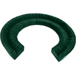 Maklaine 13-Piece Modular Contemporary Velvet Sectional Sofa in Green