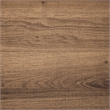 Maklaine Contemporary Blackened Bronze and Rustic Oak Side Table