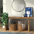 Maklaine Contemporary Ceramic Mini Accent Lamp in Matte White