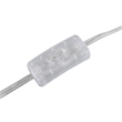 Maklaine Contemporary Ceramic Mini Accent Lamp in Matte White