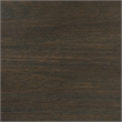 Maklaine Transitional Glass Round Counter Height Dining Table in Walnut