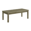 Maklaine Transitional Wood 3PC Occasional Table Set with Lift Top in Oak