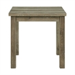 Maklaine Transitional Wood 3PC Occasional Table Set with Lift Top in Oak