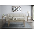 Maklaine Transitional Wood 3PC Occasional Table Set with Lift Top in Oak